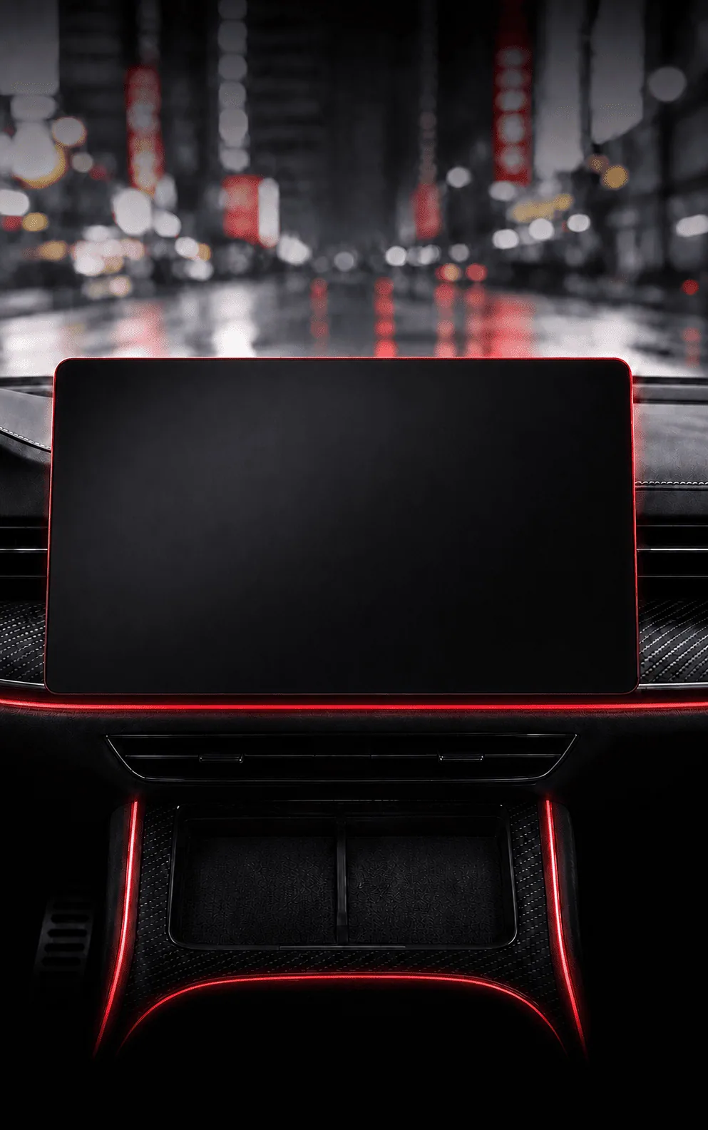 CarPlay screen as the phone disconnects