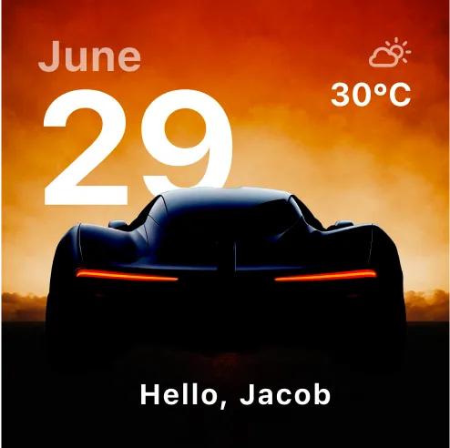 Vehicle widget