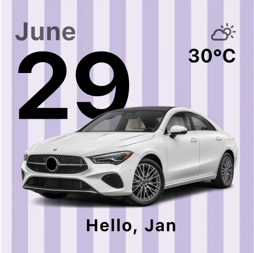 Vehicle widget
