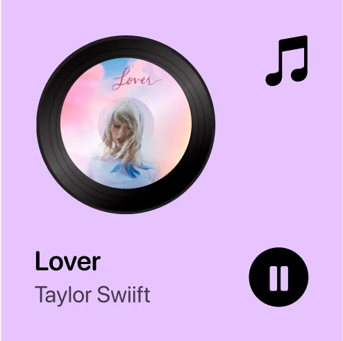 Vinyl widget