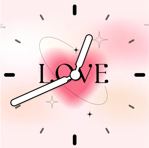 Analog clock widget