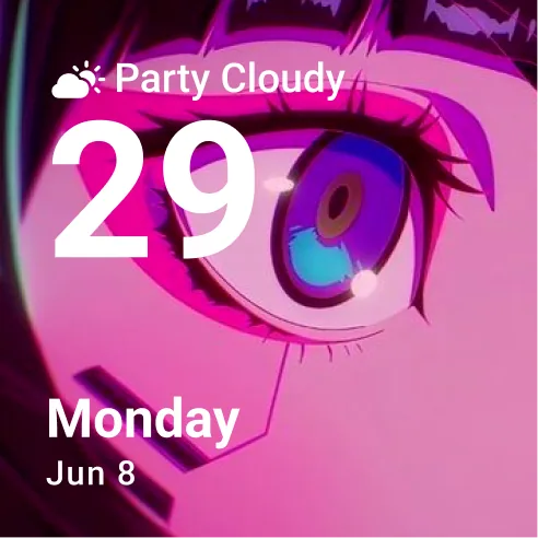 Weather widget