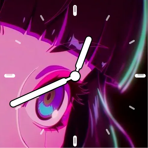 Analog clock widget